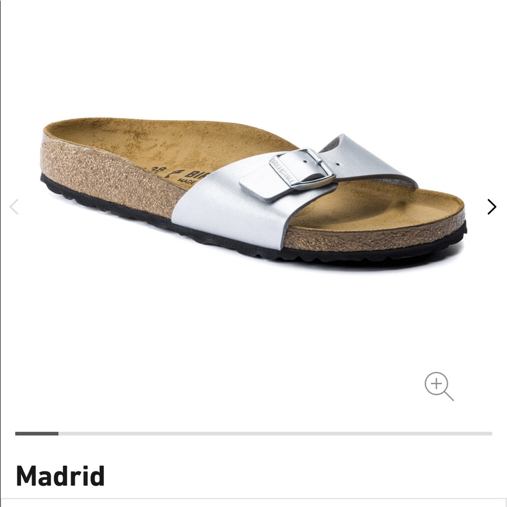 Birkenstock Madrid sandal silver